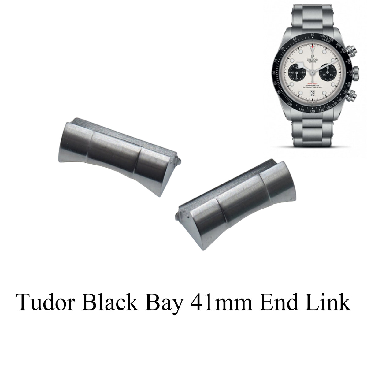 TUDOR BLACK BAY ステンレス　リベットブレス22mm 22mm Steel Stainless End Link For Tudor Black Bay 41mm – Revival Strap