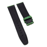 20mm Forest Green Turkey Leather Watch Strap For IWC, Tang Buckle Style