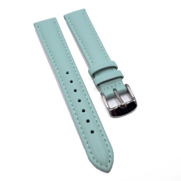 16mm Turkish Blue Calf Leather Watch Strap