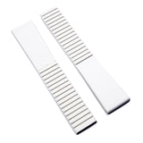 19mm Straight End White FKM Rubber Watch Strap For Patek Philippe Aquanaut 5064 etc.