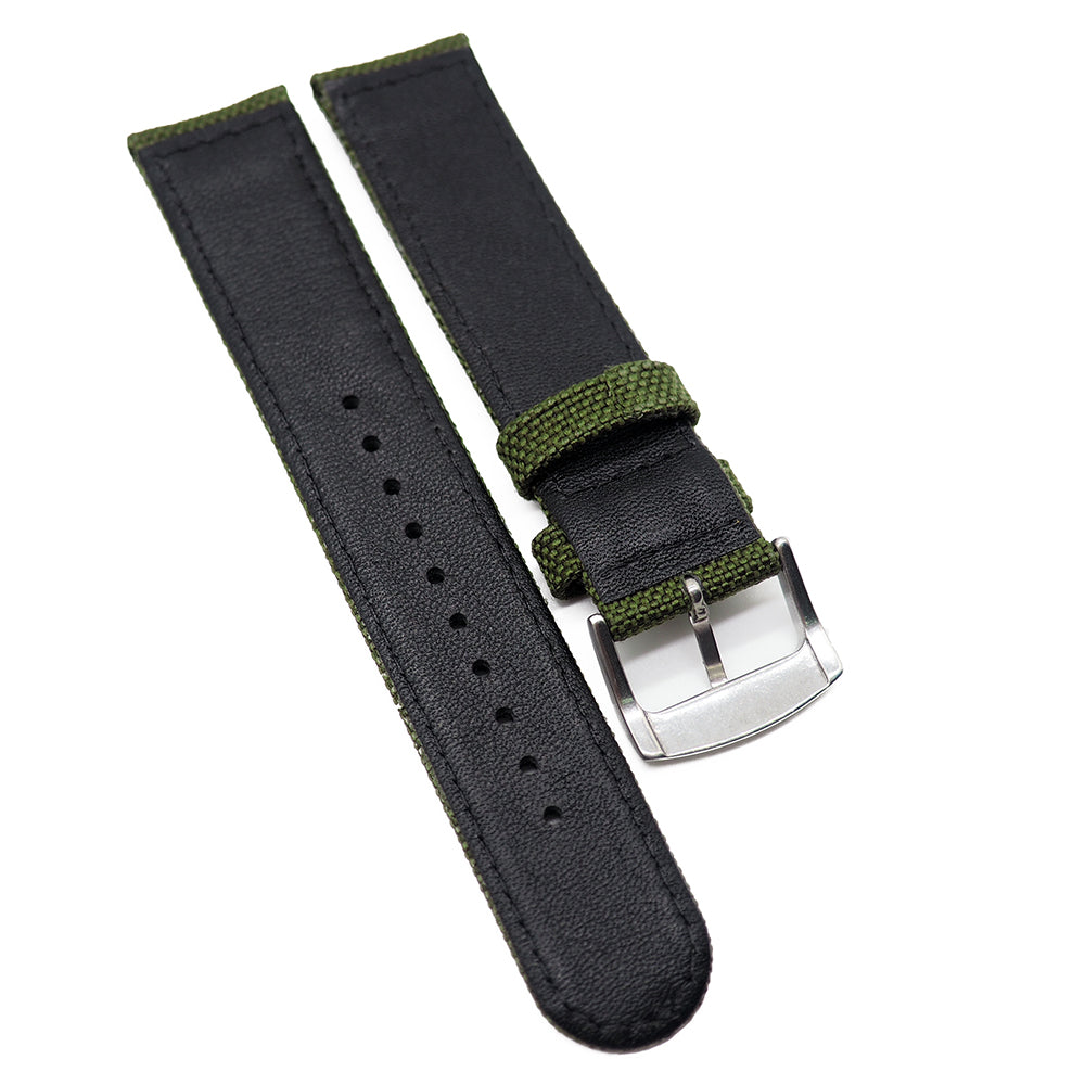 SINN (Germany) Canvas & Leather 20mm & 22mm Replacement Watch Straps In  Stone Grey & Sand Khaki Colours – Localtime Watches, Straps & Accessories