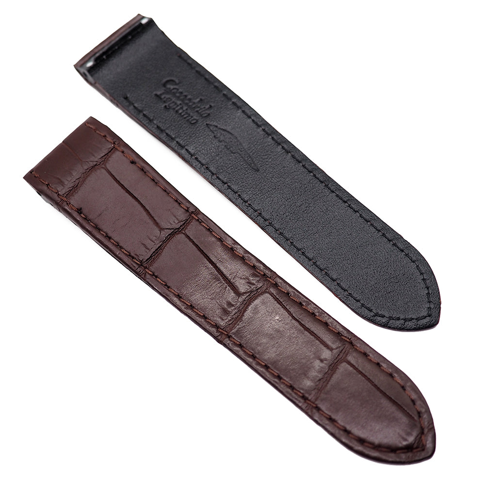 Cartier Santos 100 XL - Leather watch band - Alligator (black, brown, blue,  grey) – ABP Concept