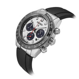 Crafter Blue 21mm FKM Rubber CTS Watch Strap With End Links For SEIKO SPEEDTIMER 41.40MM