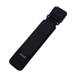 18mm, 20mm, 22mm Black Nylon Velcro Watch Strap, Quick Release