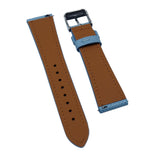 18mm, 20mm Maya Blue Epsom Calf Leather Watch Strap