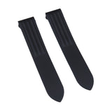 19mm Black FKM Rubber Watch Strap For Cartier Roadster, Quick Release