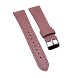 19mm Pink Calf Leather Watch Strap, Quick Release Spring Bars