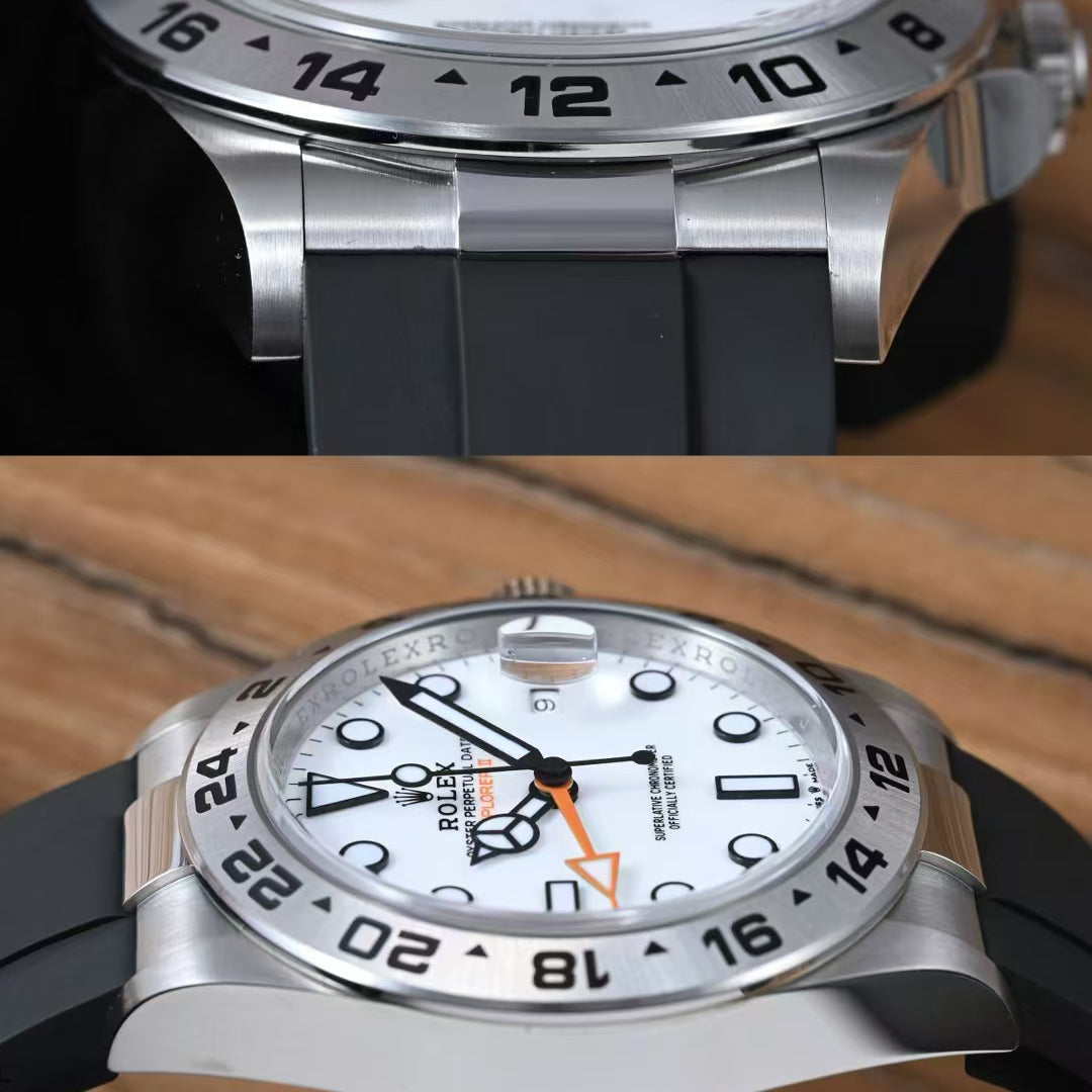 22mm Steel 904L Stainless Steel End Link For Rolex Explorer II