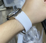 【GM】 28mm White FKM Rubber Watch Strap For Audemars Piguet Royal Oak Offshore 42mm