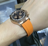 20mm Rose Gold 904L Stainless Steel End Link For Rolex Daytona