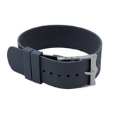 20mm, 21mm, 22mm Nato Style Gray FKM Rubber Watch Strap For Tudor Pelagos FXD