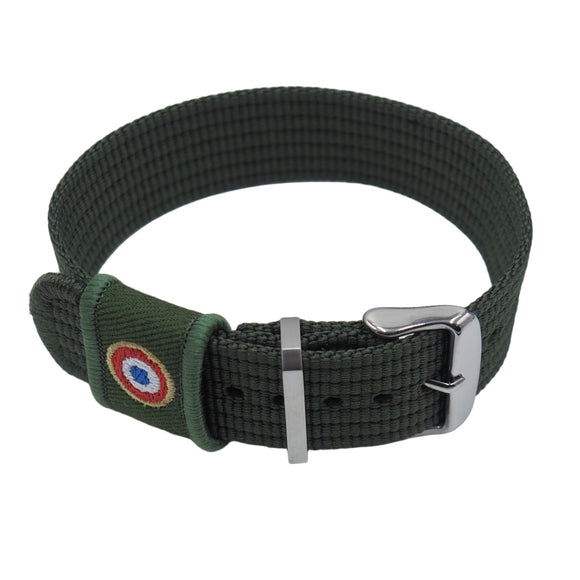 20mm, 22mm Nato Style Army Green Nylon Watch Strap For Tudor