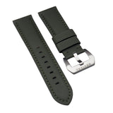 22mm, 24mm, 26mm Army Green Sailcloth Watch Strap For Panerai