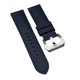 22mm, 24mm, 26mm Navy Blue Sailcloth Watch Strap For Panerai