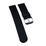 23mm Black Nylon Watch Strap For Tudor Black Bay Bronze 43mm