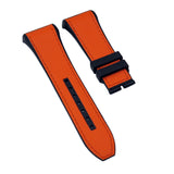 26mm, 29mm Nylon Grain Orange FKM Rubber Watch Strap For Franck Muller Vanguard