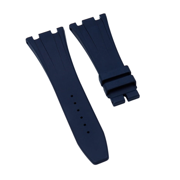 28mm Navy Blue FKM Rubber Watch Strap For Audemars Piguet Royal Oak Offshore 26170 etc.