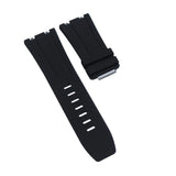28mm Nylon Grain Black FKM Rubber Watch Strap For Audemars Piguet Royal Oak Offshore 15720