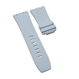 28mm Nylon Grain White FKM Rubber Watch Strap For Audemars Piguet Royal Oak Offshore 15720