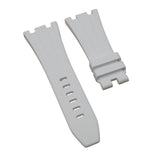 28mm White FKM Rubber Watch Strap For Audemars Piguet Royal Oak Offshore 26170 Series