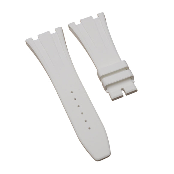 28mm White FKM Rubber Watch Strap For Audemars Piguet Royal Oak Offshore 26170 etc.