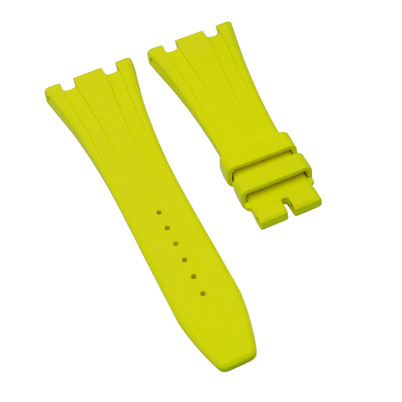 28mm Yellow FKM Rubber Watch Strap For Audemars Piguet Royal Oak Offshore 26170 etc.