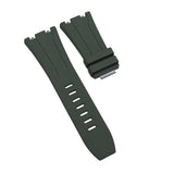 30mm Army Green FKM Rubber Watch Strap For Audemars Piguet Royal Oak Offshore 43mm, Quick Release
