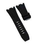 30mm Black FKM Rubber Watch Strap For Audemars Piguet Royal Oak Offshore 43mm, Quick Release