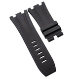 30mm Black FKM Rubber Watch Strap For Audemars Piguet Royal Oak Offshore 44mm
