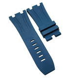 30mm Blue FKM Rubber Watch Strap For Audemars Piguet Royal Oak Offshore 44mm