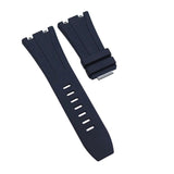 30mm Navy Blue FKM Rubber Watch Strap For Audemars Piguet Royal Oak Offshore 43mm, Quick Release
