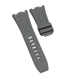 30mm Taupe FKM Rubber Watch Strap For Audemars Piguet Royal Oak Offshore 43mm, Quick Release