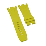 30mm Yellow FKM Rubber Watch Strap For Audemars Piguet Royal Oak Offshore 44mm