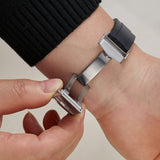 Crafter Blue 20mm FKM Rubber CTS Watch Strap With End Links For SEIKO 1965 HERITAGE DIVER 40.50MM