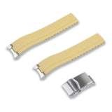 Crafter Blue 20mm FKM Rubber CTS Watch Strap With End Links For SEIKO 1965 HERITAGE DIVER 40.50MM