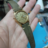 19mm, 20mm Vintage Style Gray Pueblo Calf Leather Watch Strap