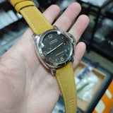 24mm, 26mm Mimosa Yellow Suede Leather Watch Strap For Panerai, Two Length Size