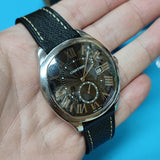 18mm, 20mm Black Epsom Calf Leather Watch Strap
