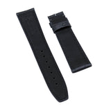 20mm, 21mm Dark Gray Alligator Embossed Calf Leather Watch Strap For IWC