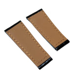 20mm Dark Brown Alligator Leather Watch Strap For Rolex