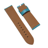 22mm, 24mm, 26mm Sapphire Blue Alligator Leather Watch Strap For Panerai