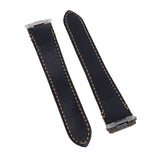 18mm, 21mm Brown Litchi Grain Calf Leather Watch Strap For Cartier Santos Model, Quick Switch System