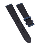 18mm, 19mm, 20mm, 21mm, 22mm Midnight Blue Alligator Leather Watch Strap