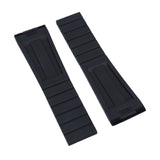 22mm, 24mm Black FKM Rubber CTS Watch Strap For Breitling