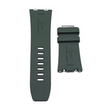 28mm Nylon Grain Army Green FKM Rubber Watch Strap For Audemars Piguet Royal Oak Offshore 15720