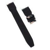 22mm Pilot Style Camouflage Green Nylon Watch Strap For IWC, Rivet Lug, Semi Square Tail