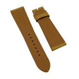 20mm, 22mm Whiskey Yellow Babele Leather Watch Strap