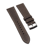 20mm, 22mm Brown Babele Leather Watch Strap