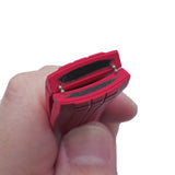 21mm, 22mm Curved End Red FKM Rubber Watch Strap For Patek Philippe Aquanaut