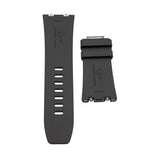 28mm Nylon Grain Brown FKM Rubber Watch Strap For Audemars Piguet Royal Oak Offshore 15720